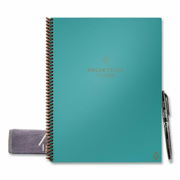 Rocketbook 11 x 8.5 in. Seven Page Formats Fusion Smart Notebook, Teal EVRF-L-RCCCEFR